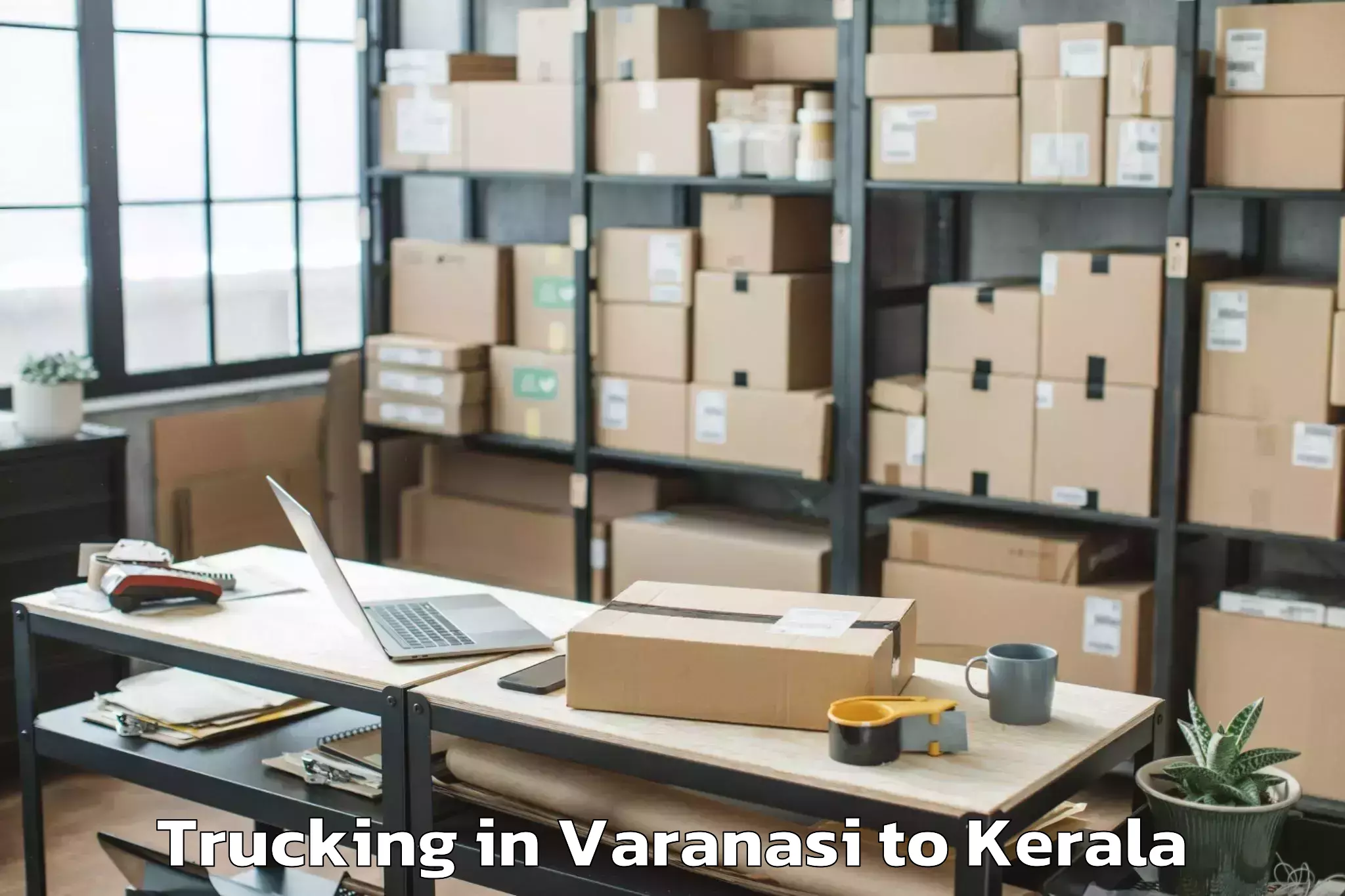 Affordable Varanasi to Wadakkanchery Trucking